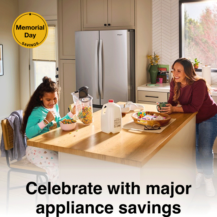 Celebrate with major appliance savings