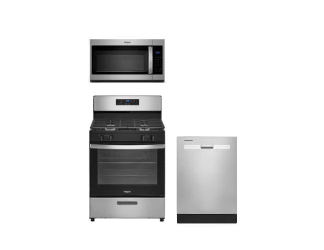 Dishwasher, Range and Microwave
