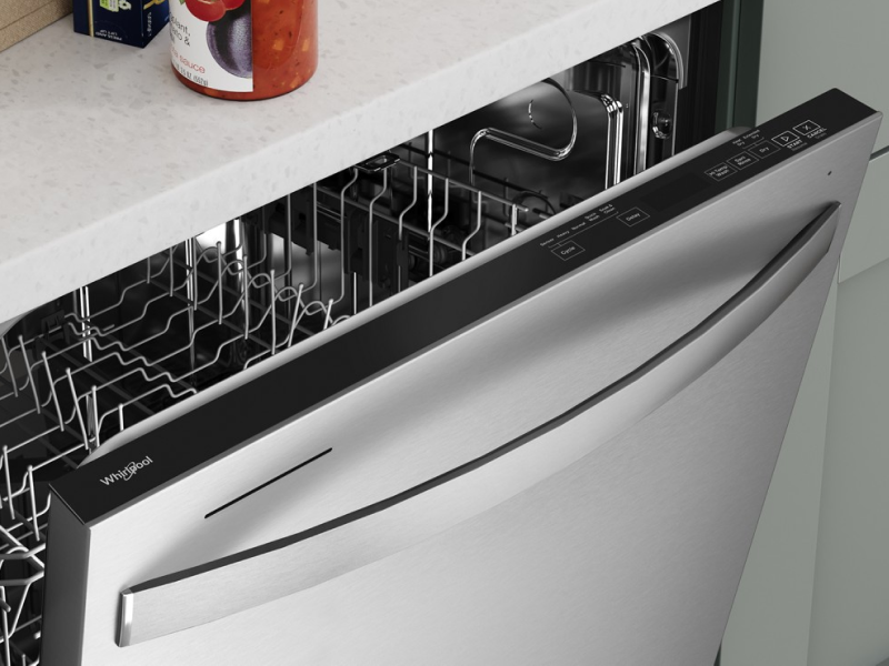 Whirlpool® stainless steel top control dishwasher Whirlpool® stainless steel top control dishwasher