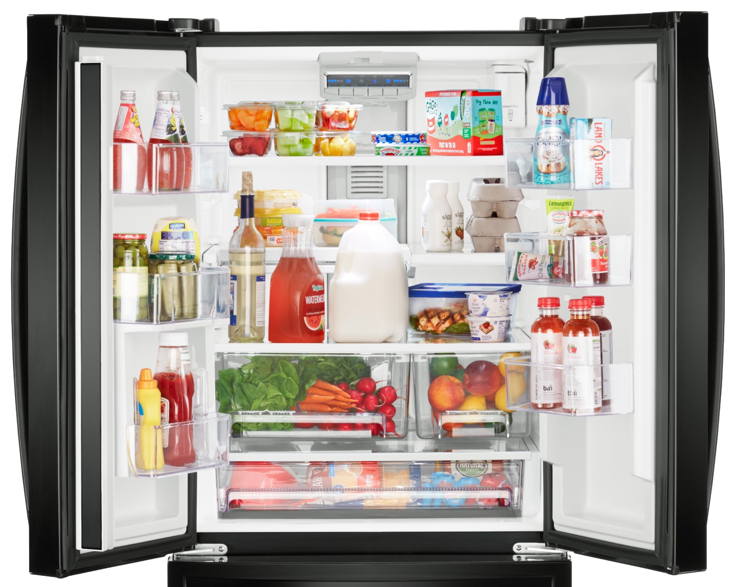 How to organize a fridge infographic