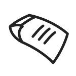 A care label icon.