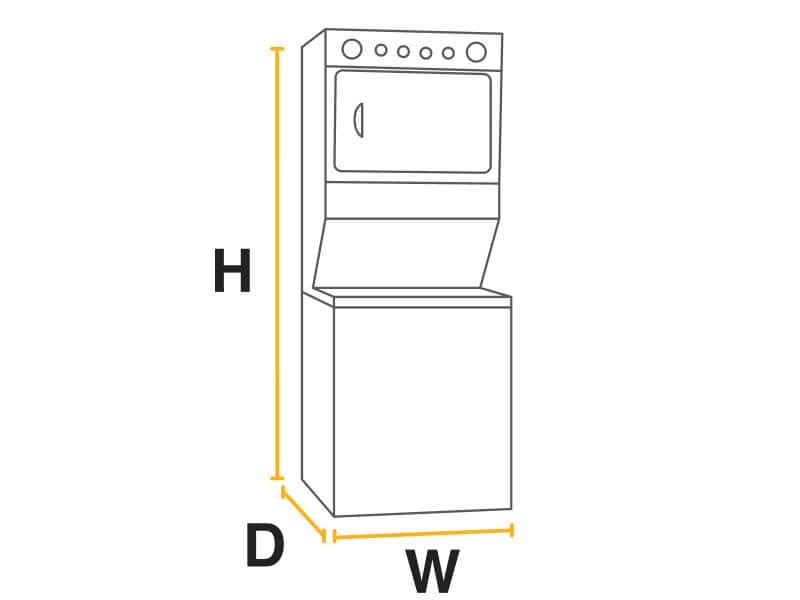 Stacked dimension guide Stacked dimension guide