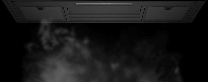 Our low profile microwave features a vent hood.