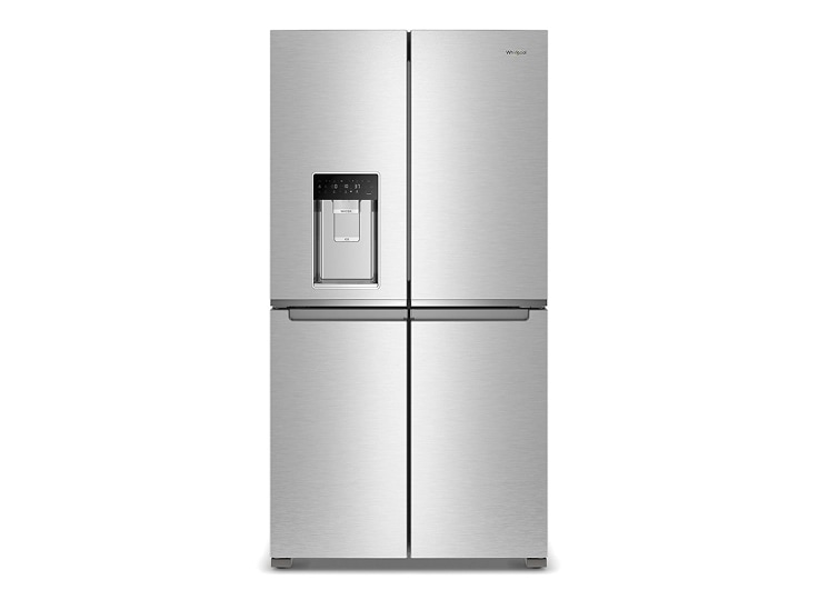 A Whirlpool® 36" Counter-Depth 4 Door Refrigerator