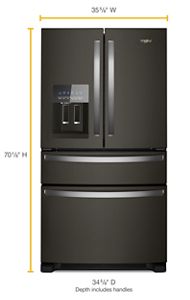 Whirlpool black appliance deals package